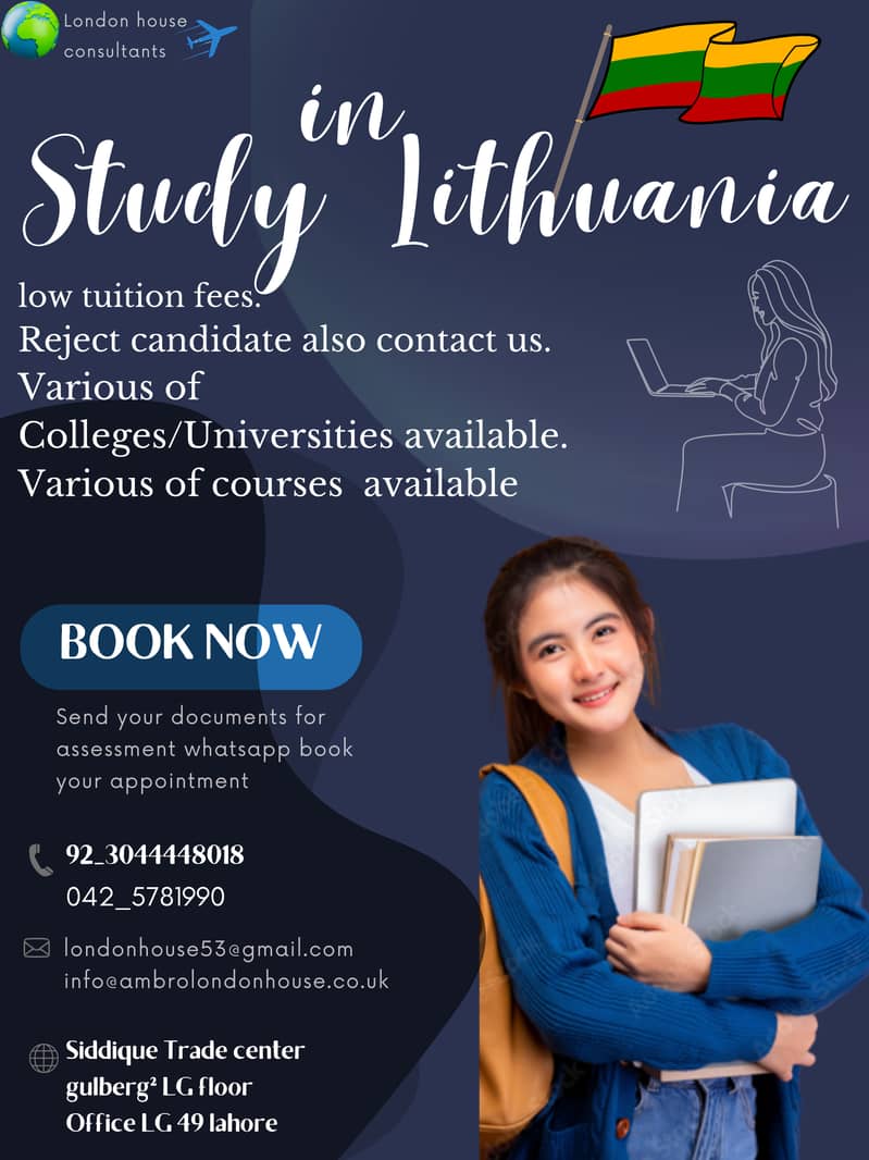 Study & visit Lithuania jan 2025 in take 100 percent scholarship 0