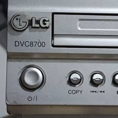 VCR plus DVD player LG