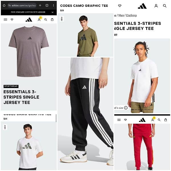 100% original Adidas Tees,Hoodies,Trousers and Sweatshirts 5