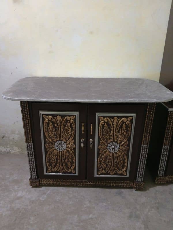 beautiful complete jahaz bed set solid wooden for sale in Lahore 4