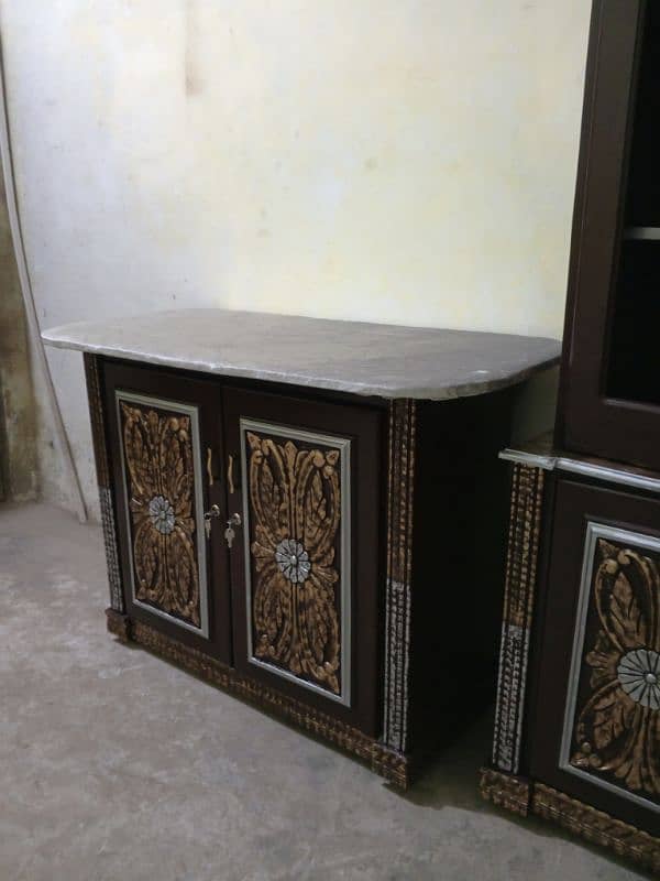 beautiful complete jahaz bed set solid wooden for sale in Lahore 10