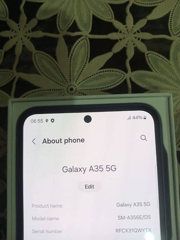 Samsung A35  5G  8GB 256GB only Box open  PTA official approved 3