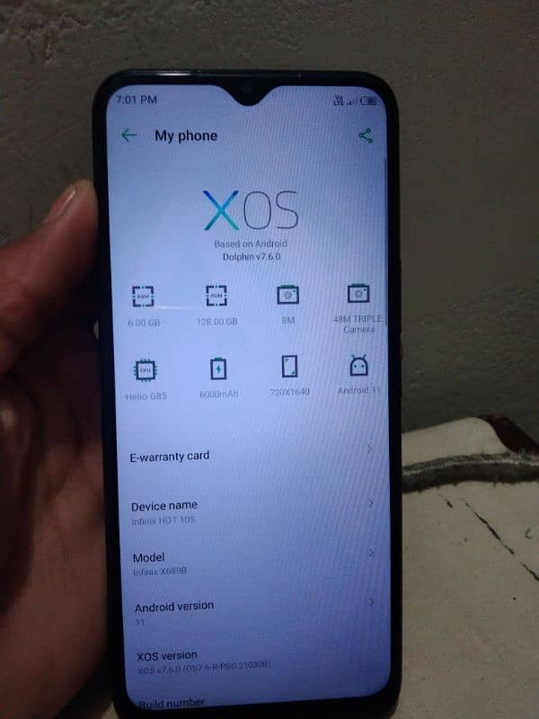 Infinix hot 10s 6/128 1