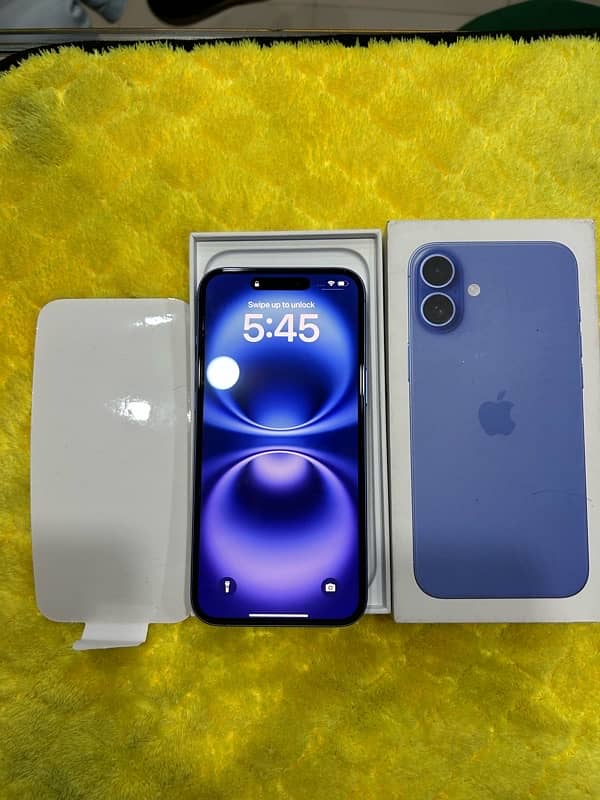 16 puls 128gb non pta blue colour 2