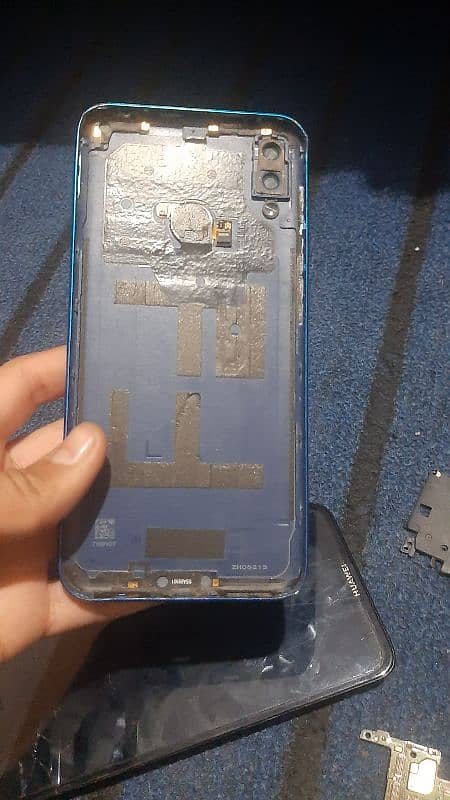 Huawei y7 full  display+front+back camera+motherboard cover,back cover 6