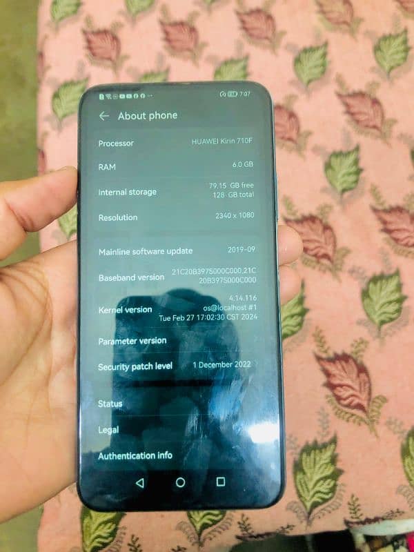 Huawei y9s arjnt for saal 3