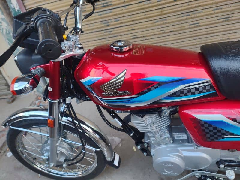 Honda CG 125 2024 Red 10/10 Condition 13