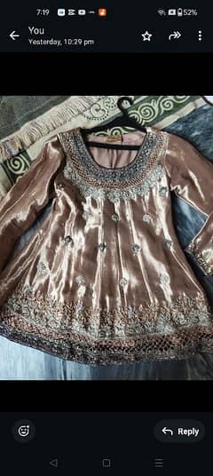 gharara with short paplum