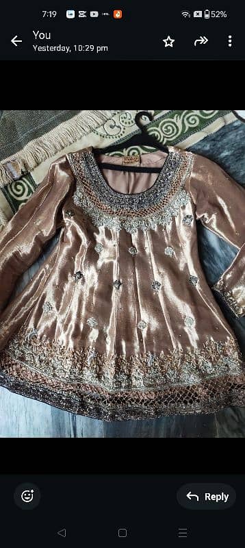 gharara with short paplum 0