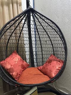 swing chair with 3 cushions