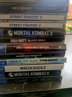 PlayStation 4 steelbooks used ps4 game