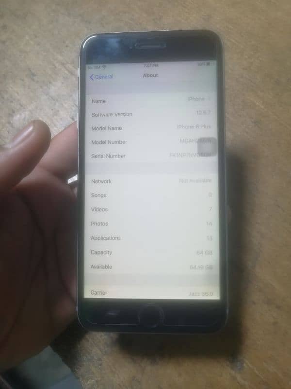 Apple iPhone 6 plus pta approved 64gb 1