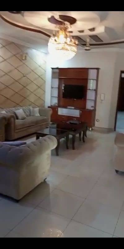 fully furnished ground portion for rent in bahria Town rawalpindi 4