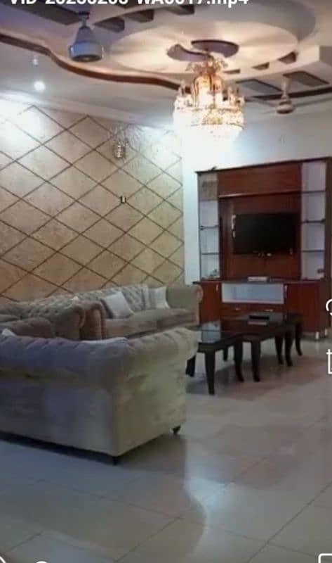 fully furnished ground portion for rent in bahria Town rawalpindi 6