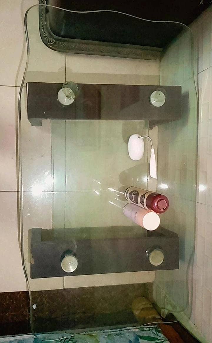 Short time used High-quality Glass Table 3