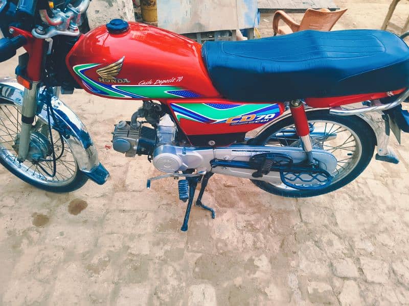 Honda CD70 2018/20 Sahiwal Number Lush Condition 2