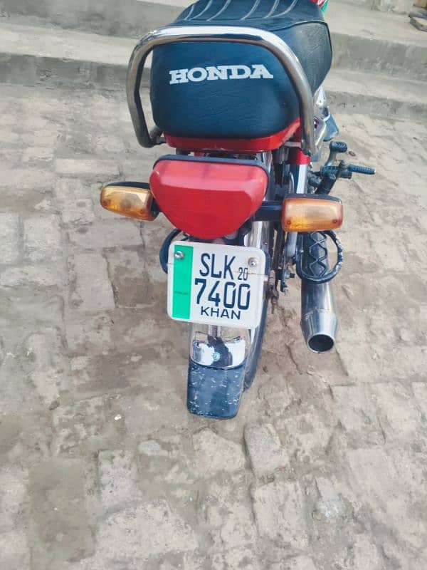 Honda CD70 2018/20 Sahiwal Number Lush Condition 4