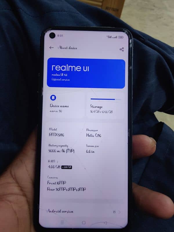 Realme norzo 50 good condition 5