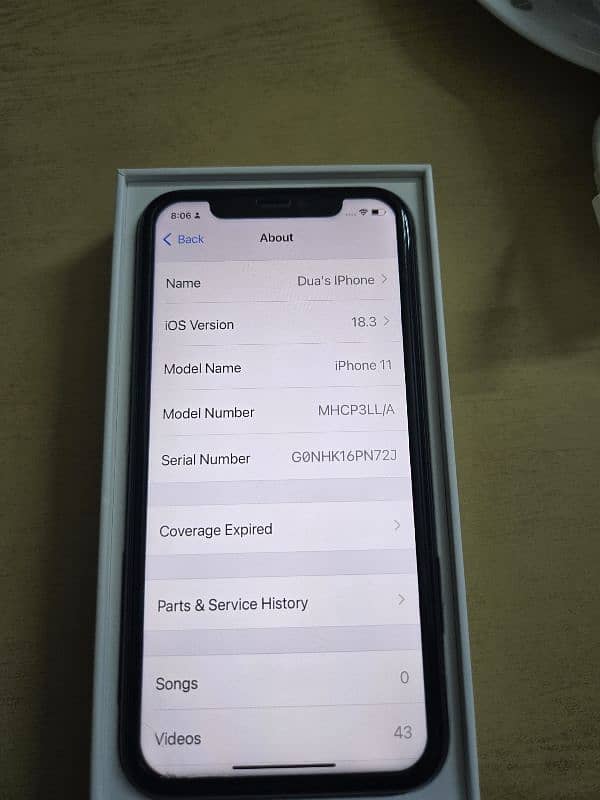 iphone 11 64 gb just like use in usa pta not approved single sim 5