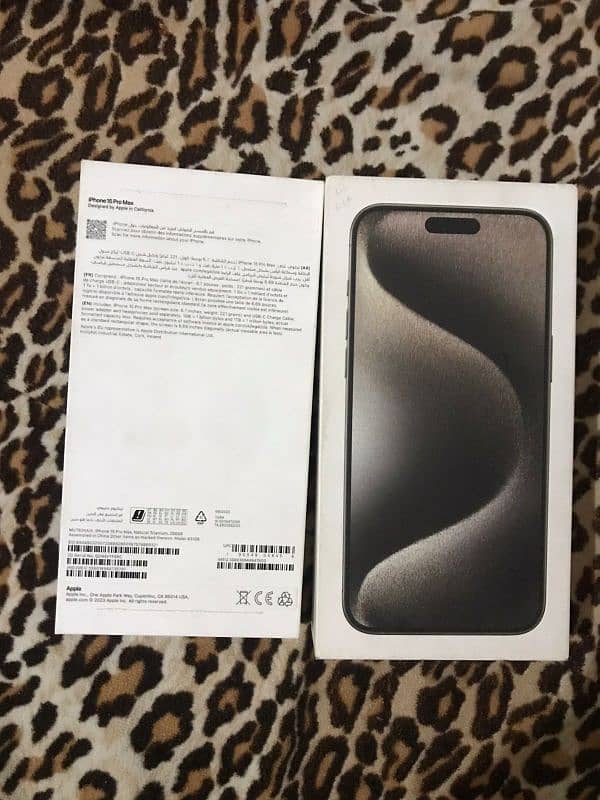 IPHONE 15 Pro Max 256gb Dual Sim Pta Approved 1