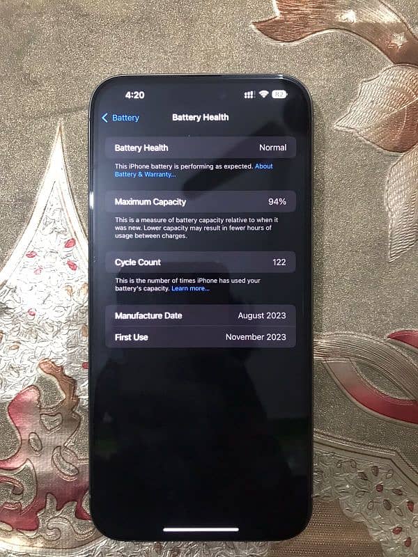 IPHONE 15 Pro Max 256gb Dual Sim Pta Approved 3