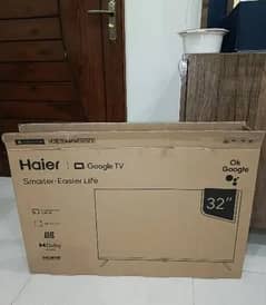 Brand New Haier Google Smart Tv 32 inch Led K800 Model 10/10 Condition