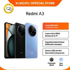 New Box Pack Redmi A3x Mobile (Delivery payment) (COD payment)