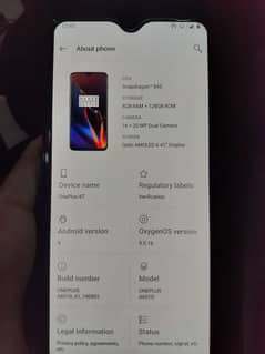 one plus 6t nonpta 8/128