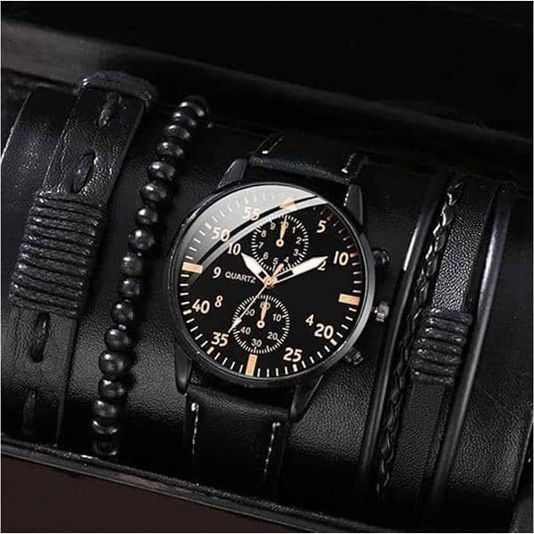 Men Watches  Casual Business Chronograph Analog Quartz Wristwatch 2