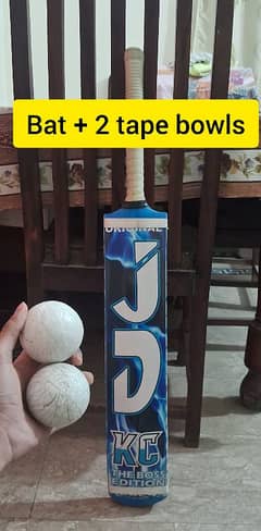 JD bat + 2 tape bowls