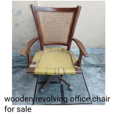 wooden revolving chair for sale