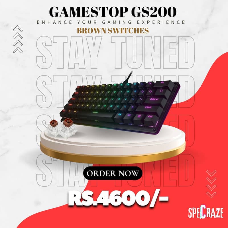 GameStop GS200 60% Mechanical Keyboard 0