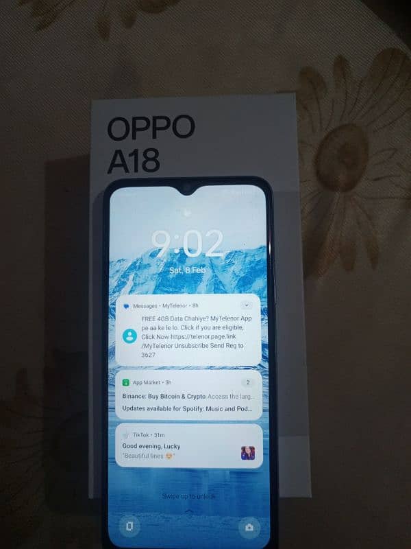 Oppo A18 4GB 128Gb Complete Box 1