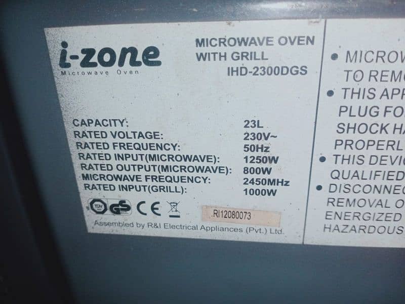 Microwave oven 4