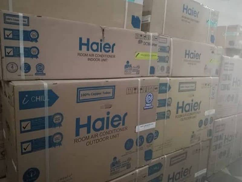 Haier ac 1 or 1.5 Ton Split Inverters in holesale rates 0