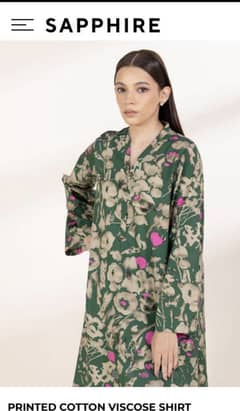 Sapphire printed kurti