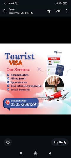 Visit visas/ tourist Visas