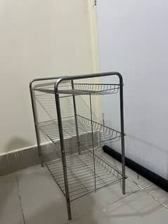 steel shoes rack available