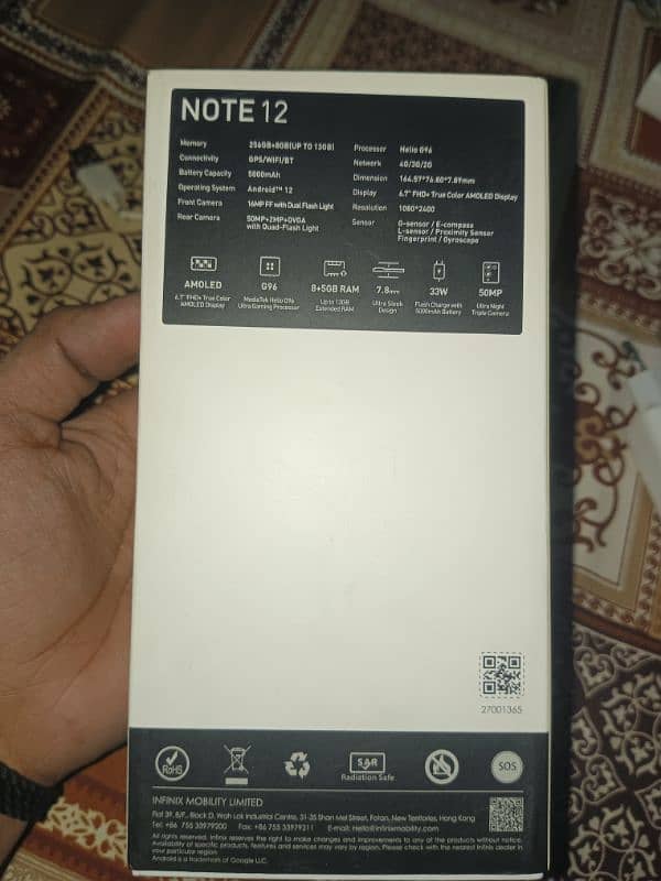 Infinix note 12 3