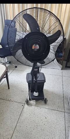 Electric Pedestal Fan with cooling system