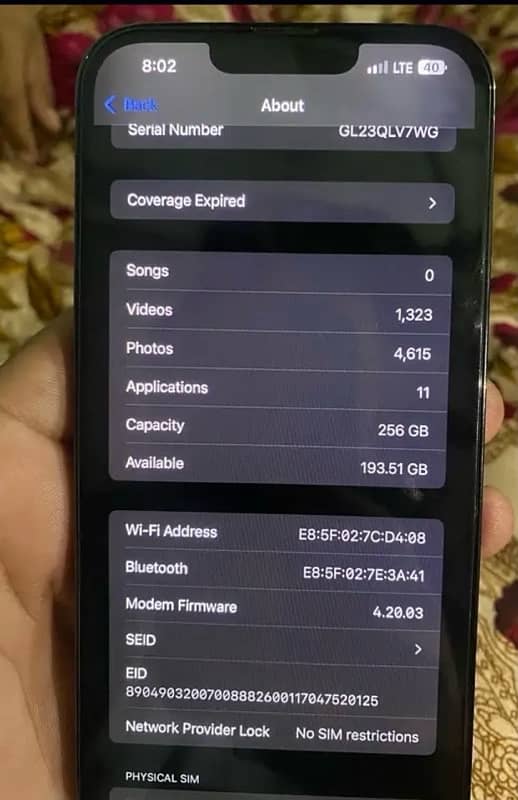 iphone 13 pro max 256 gb. 99 percent battery health.  condition 10/9.8 11