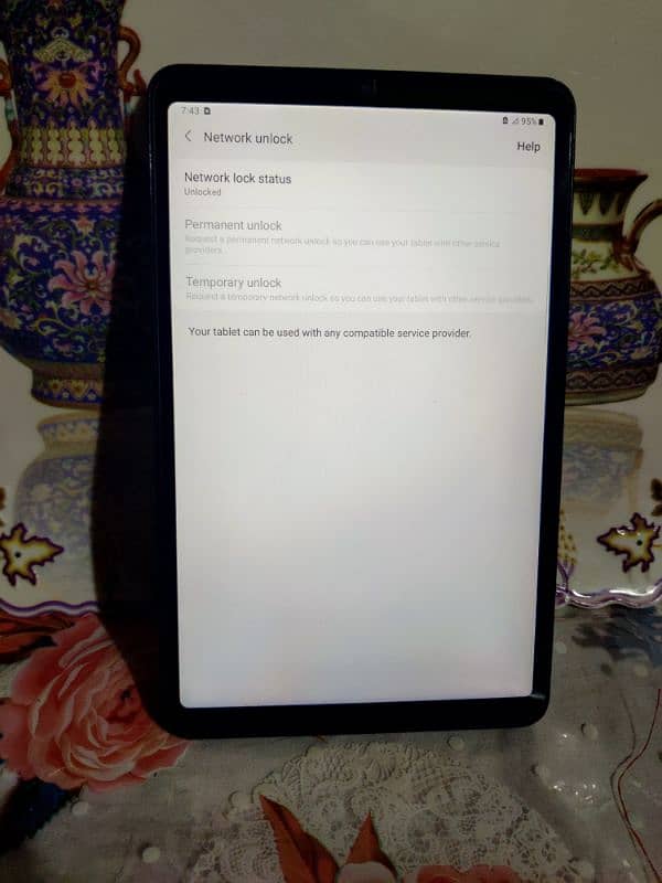 Samsung Galaxy tab A8.4 3gb-32gb 2020 Sim spot  with box chat olx 3