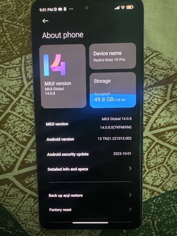 redmi note 10 pro 8/128 gb 6