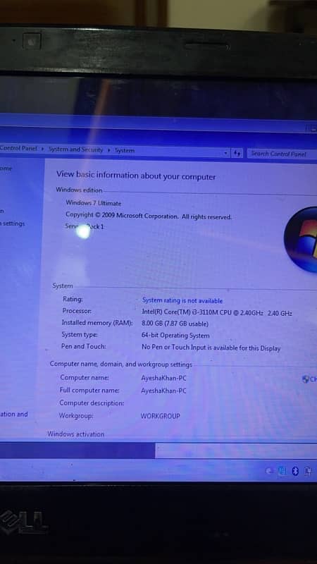 dell core i3 3rd gen 1