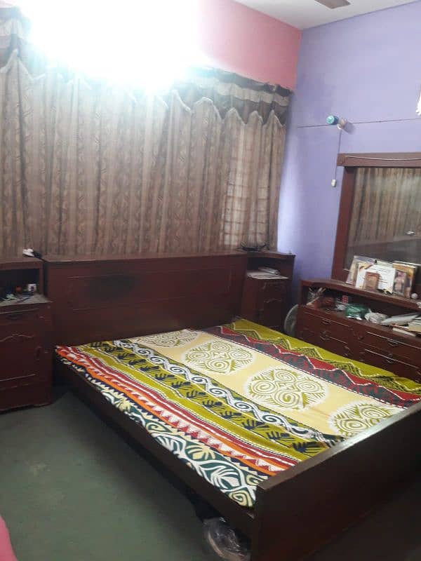 Original Shesham Wooden Lakri Bed Set 0