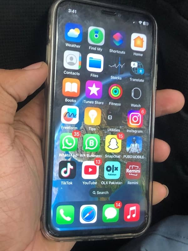 Iphone X With sim time 1