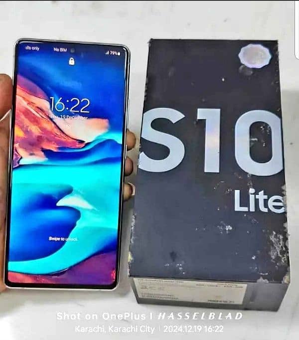 s10 lite Daul sim complete  box hai 8 gb 128 gb 0