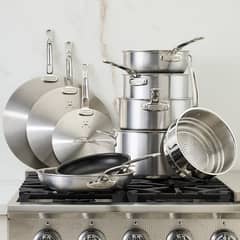 Steel Kitchen Set Lot