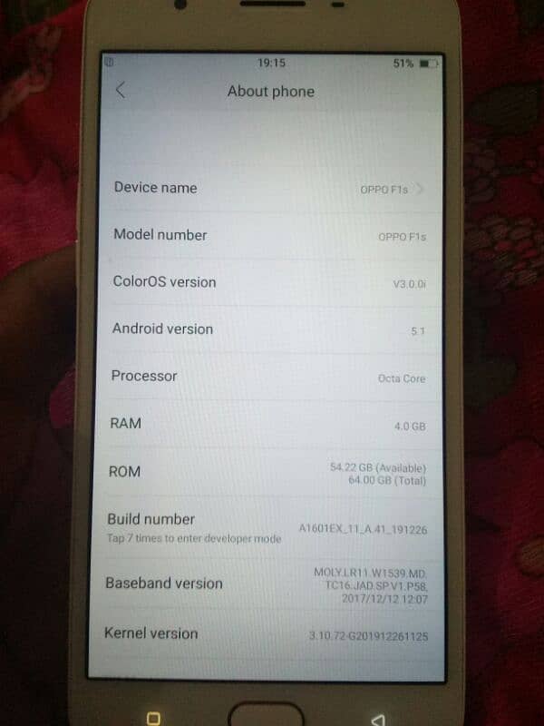 oppo f1s 4gb 64gb duall sim 10/10 3