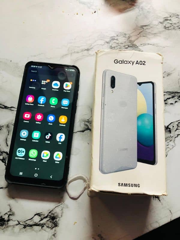 Samsung a02 3/64gb with box 0